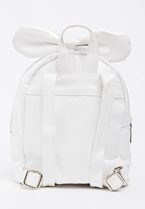 Pop Candy - Bunny ear backpack - white