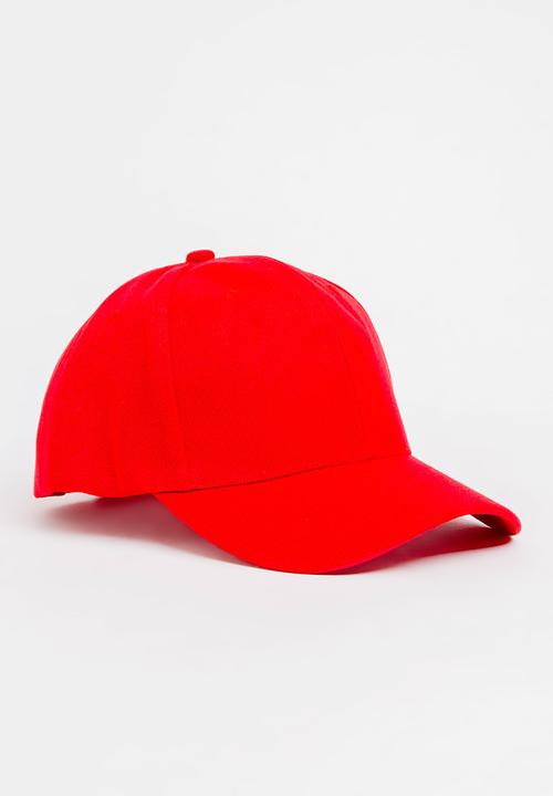 where can i buy a plain red hat