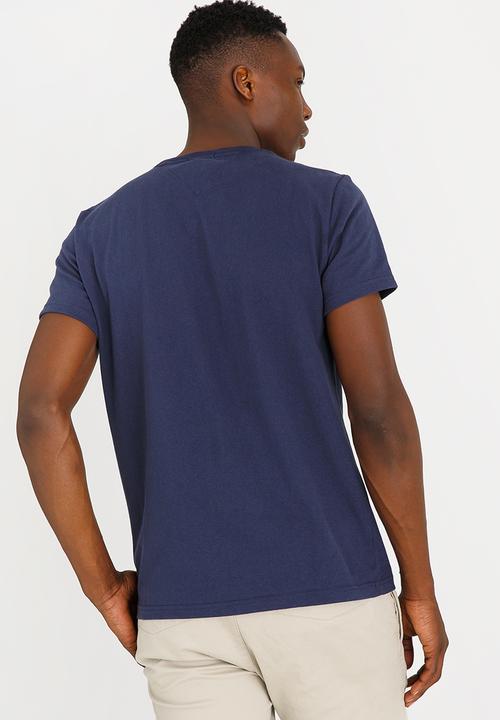 Tommy Hilfiger - Colorblock Font Tee Black