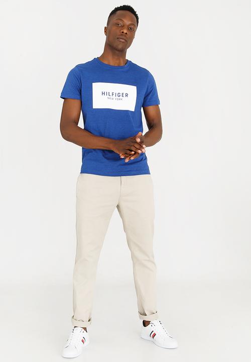 Tommy Hilfiger - Block Graphic Tee Blue