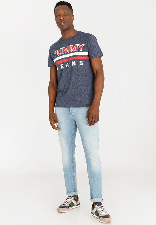 Tommy Hilfiger - Stripe Tee Black