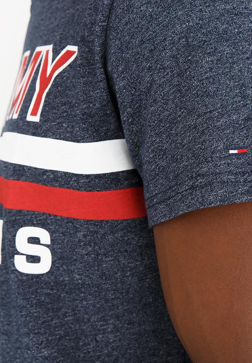 Tommy Hilfiger - Stripe Tee Black