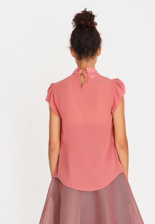 Sober - Fifi petal sleeve blouse - pink