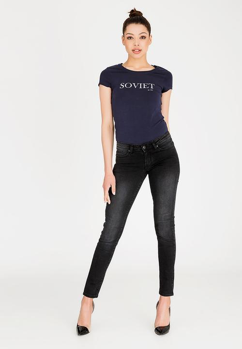 SOVIET - Brazil Skinny Jeans Black