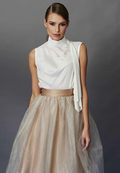Gert-Johan Coetzee - Tulle Tutu Skirt Neutral