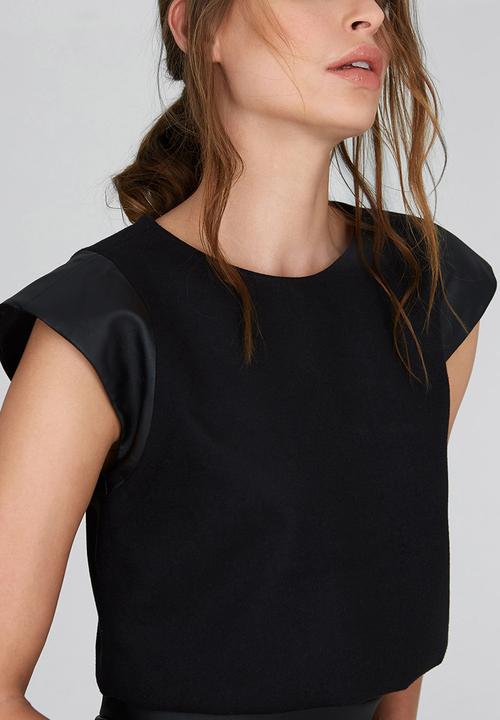 DAVID by David Tlale - Lala Box Top Black