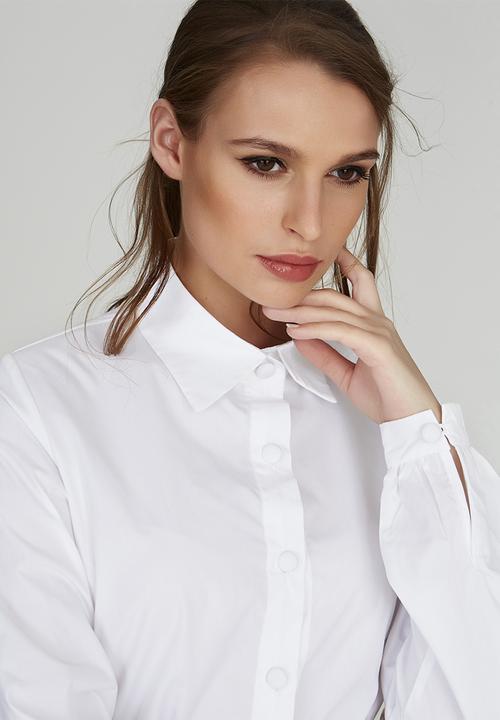 DAVID by David Tlale - Thandi Tailored Shirt White