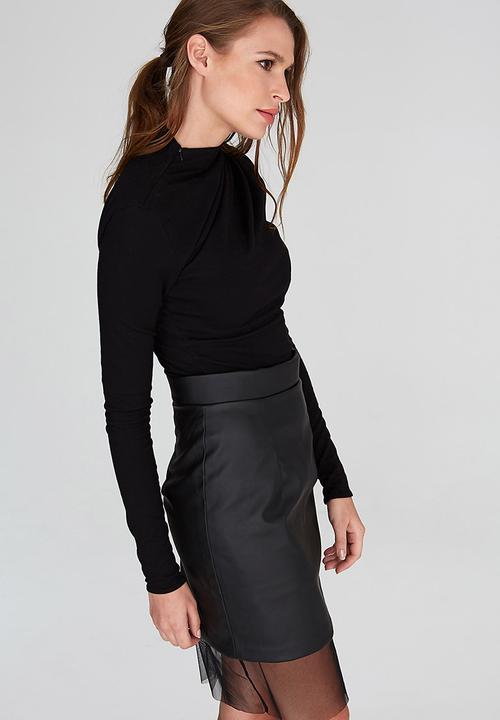 DAVID by David Tlale - Shumy Pencil Skirt Black