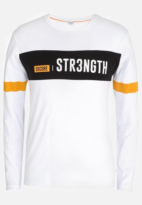 Jack & Jones - Ace Crew Neck Tee White