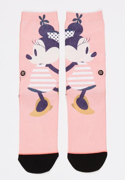 STANCE - Sassy Minnie Sock Pale Pink