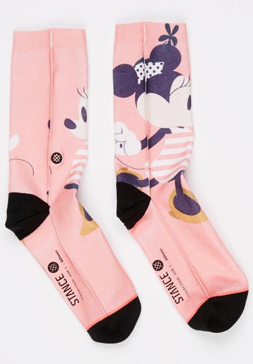 STANCE - Sassy Minnie Sock Pale Pink