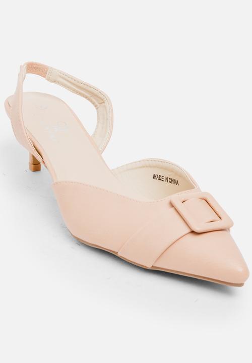 STYLE REPUBLIC - Buckle slingback - pale pink