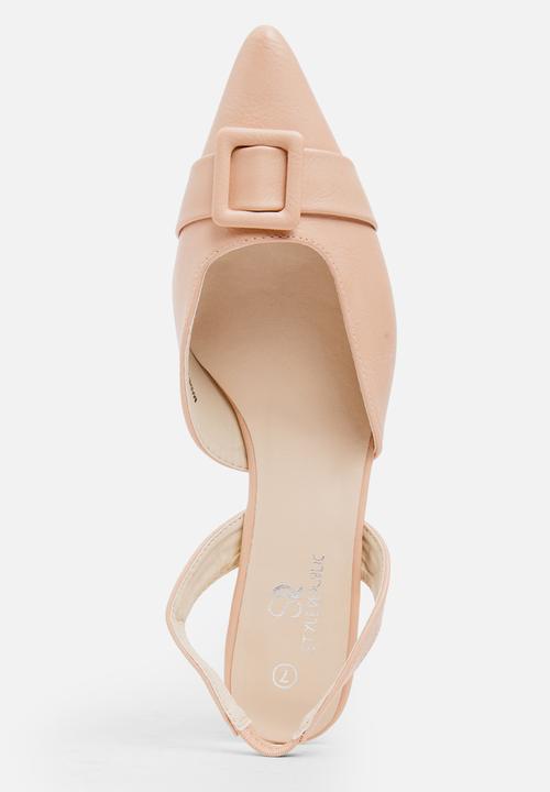 STYLE REPUBLIC - Buckle slingback - pale pink