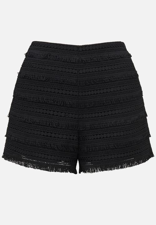 Forever New (Spree) - Luna Summer Trim Shorts Black