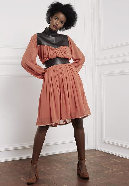 Sober - Ashanti Mandarin Blouse Orange