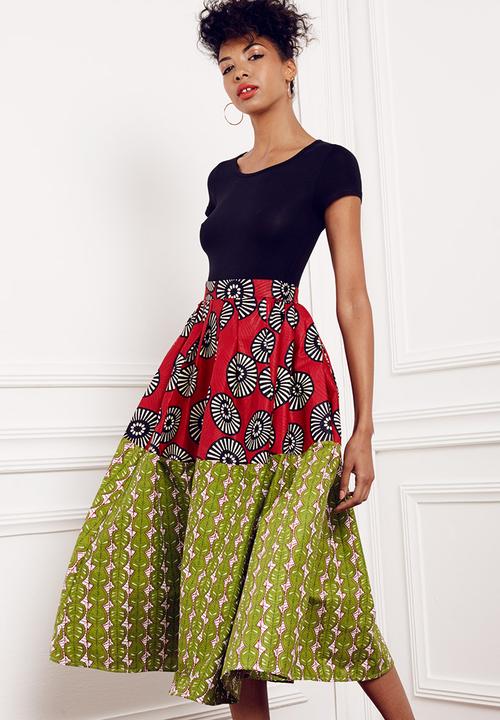Loin Cloth & Ashes - Toba Full Circle Skirt Red