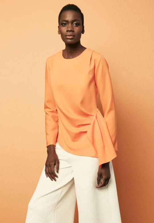 STYLE REPUBLIC - Structured Blouse Orange