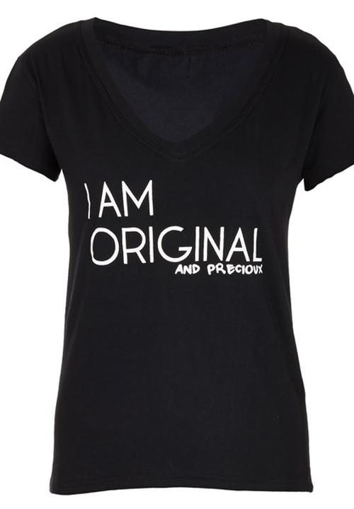 Precioux - Printed Tshirt Black
