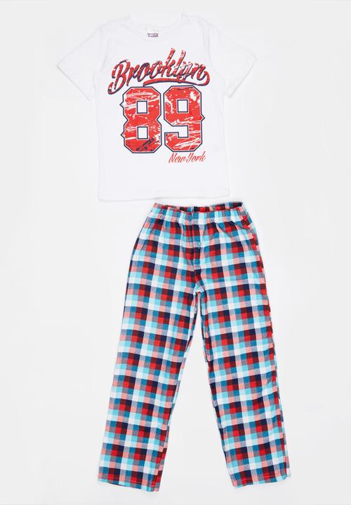 Twin Clothing - Boys Combo Pj Set Multi-colour