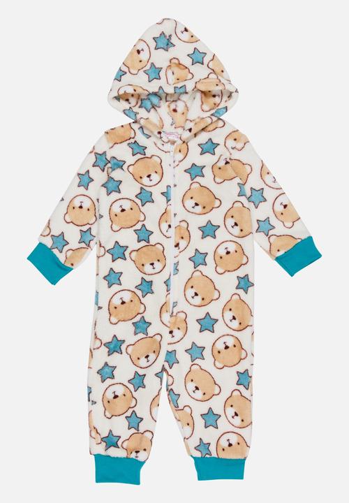 Pop Candy - Bear printed onesie - multi