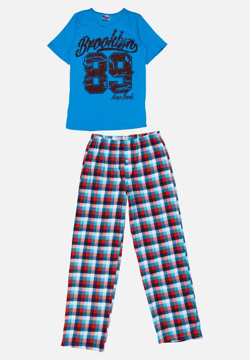 Twin Clothing - Brooklyn 89 Pyjama Set - Blue