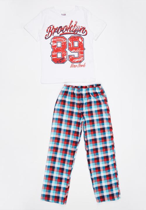 Twin Clothing - Boys Combo Pj Set Multi-colour