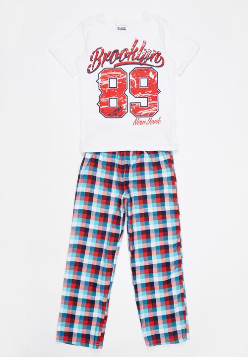 Twin Clothing - Boys Combo Pj Set Multi-colour