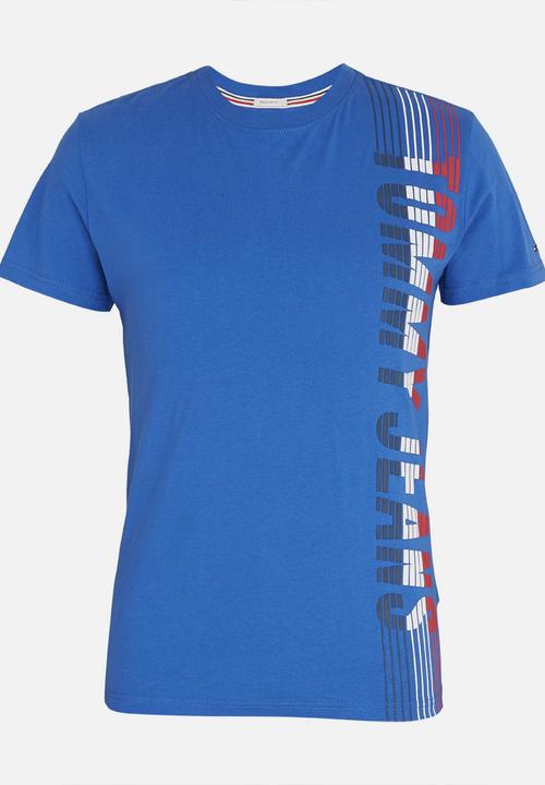 Tommy Hilfiger - Vertical Tee Blue