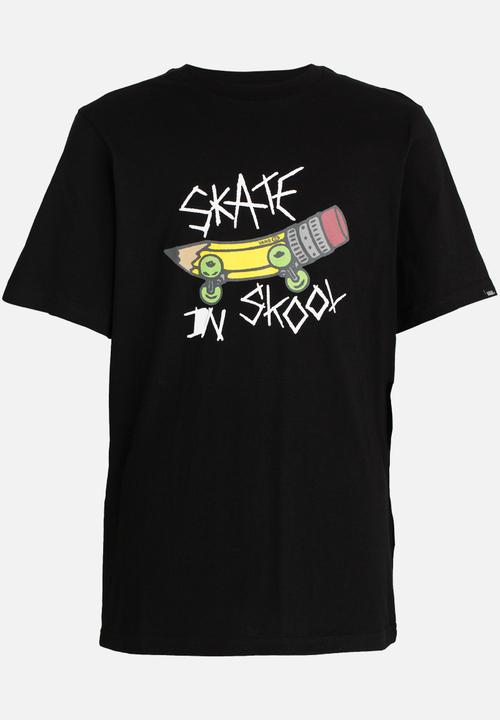 Vans - Skate in Skool  Tee Black