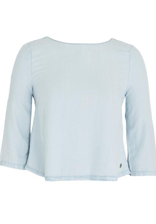 ONLY - Mariah Frill Detail Top Pale Blue