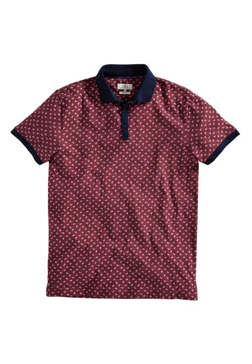 Next - Printed polo shirt Red