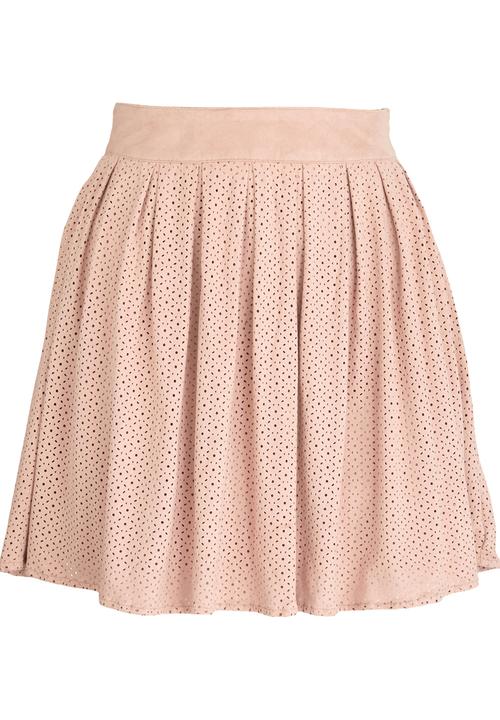 ONLY - Astrid Suede-look Skirt Pale Pink