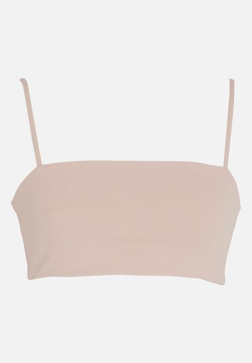 SISSY BOY - Boity Square Neck Crop Top Mid Pink