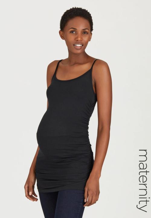 Cherry Melon - Basic Side Gauge Cami Black
