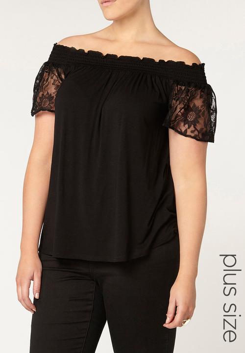 EVANS - Gypsy Top Black
