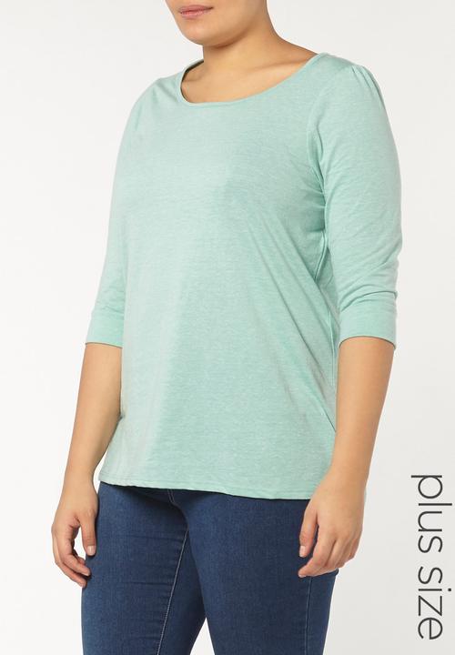 EVANS - 3/4 Sleeve T-shirt Green