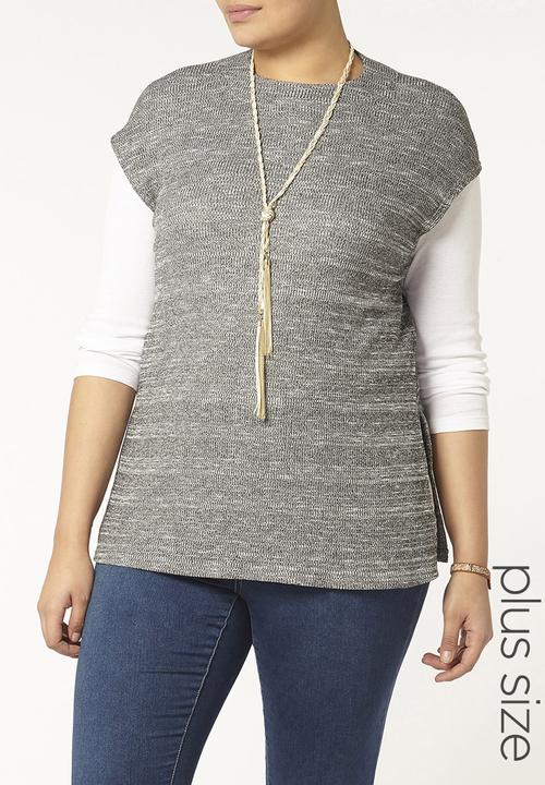 EVANS - Ribbed Turtle Neck Grey
