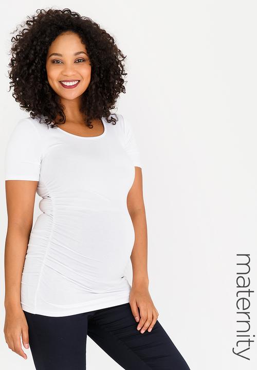 Cherry Melon - Basic Round Neck Tee White