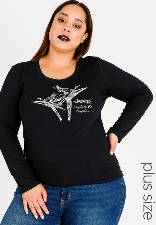 JEEP - Strelitzia Longsleeve Tee Black