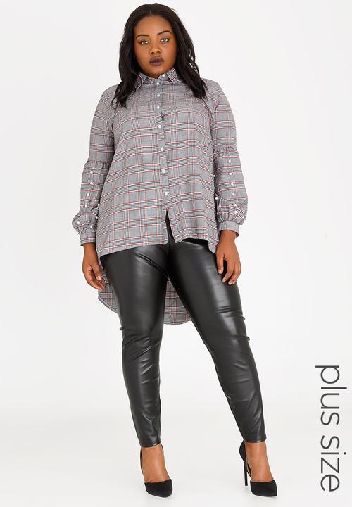 plus size wet look leggings
