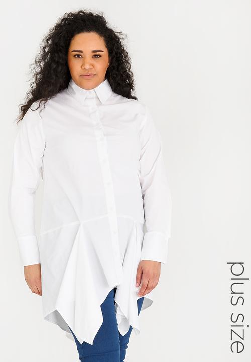 Leigh Schubert - Marylbone shirt with hanky edge - white