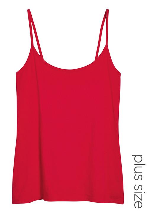 Next - Thin Strap Top Red