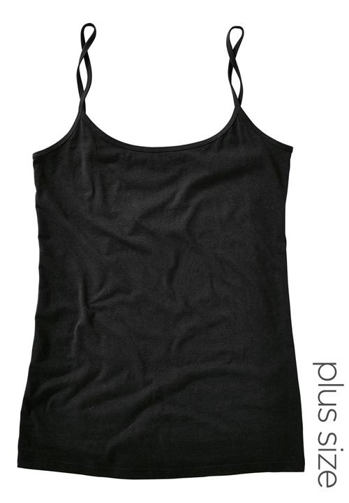 Next - Thin strap vest Black