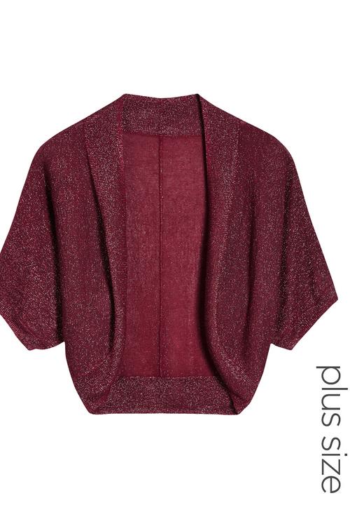 Next - Metallic Shrug Red