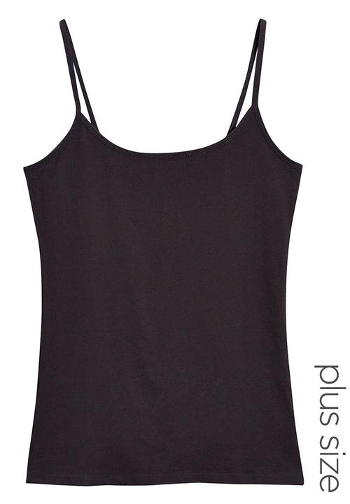 Next - Thin Strap Vest Black