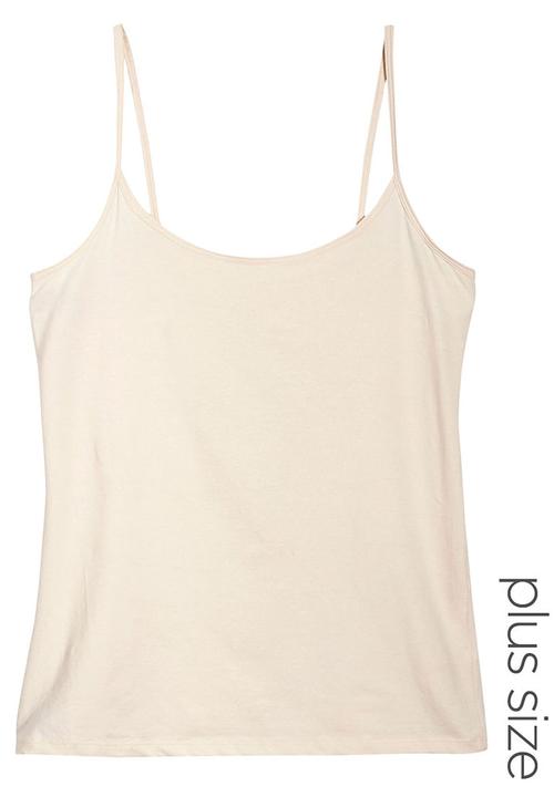 Next - Thin Strap Vest Cream