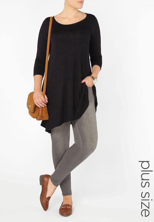 EVANS - Swing Tunic Black