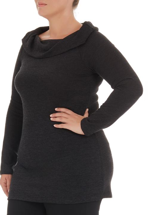Megalo - Cowl-neck top Black