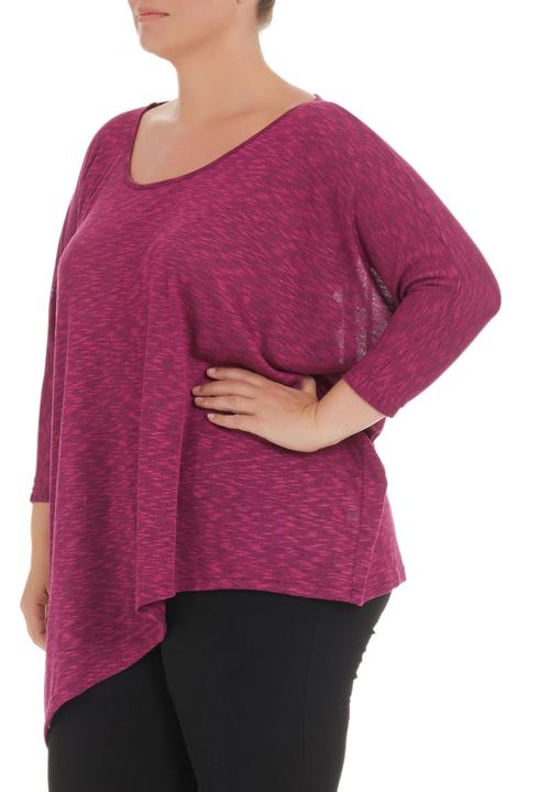 Isabel de Villiers - Side-draped top Magenta