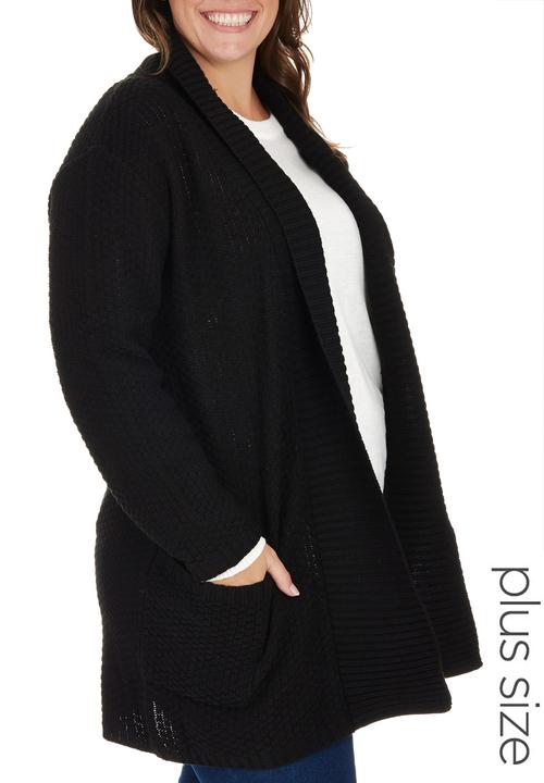 edit Plus - Maxi Coat Black